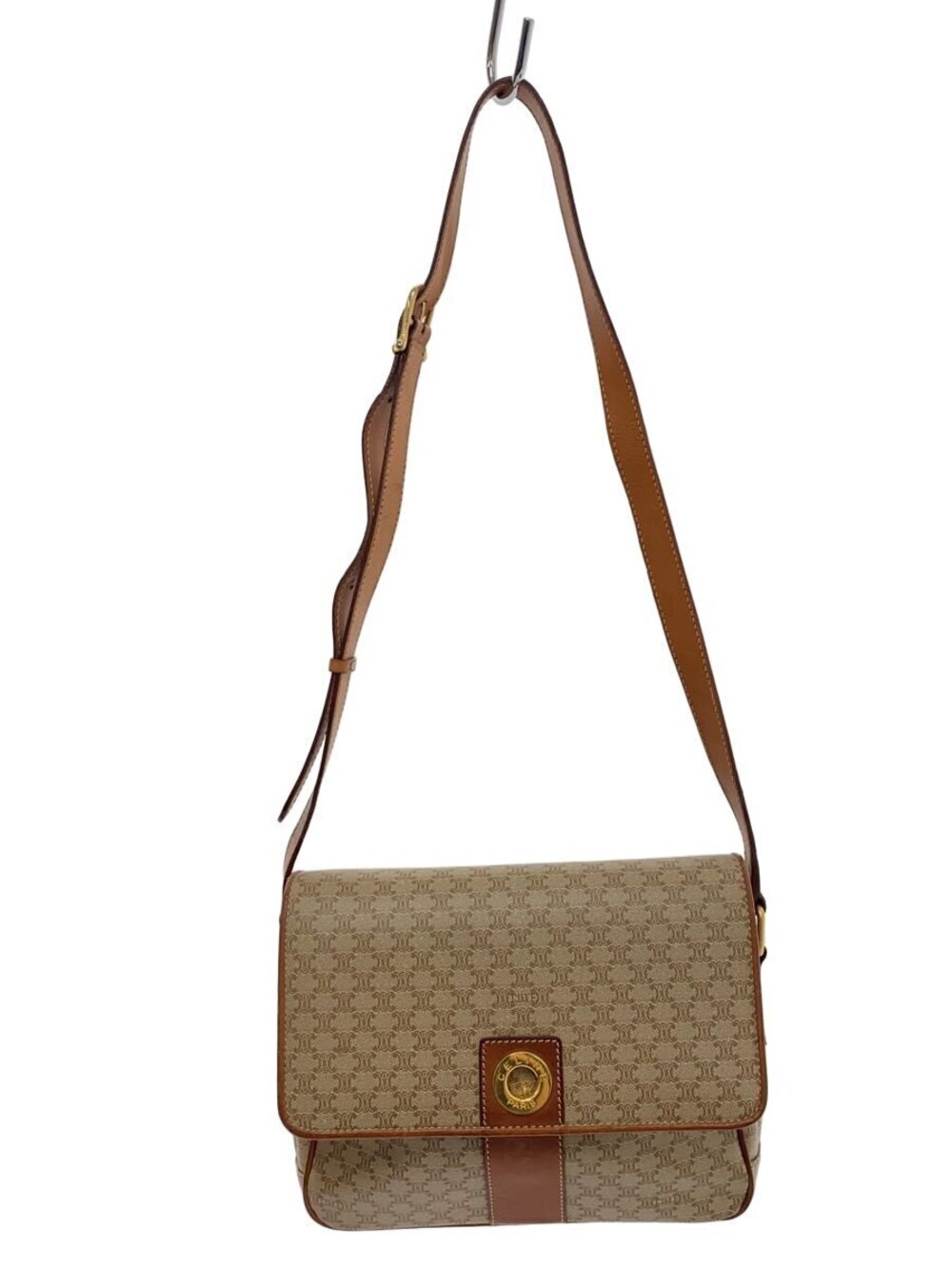 Celine Shoulder Macadam Bag Beige All over